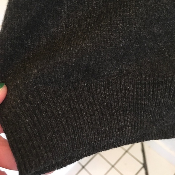 Aritzia Babaton Knit sweater dress Wool Cashmere Minimalist Charcoal Gray XS - Picture 6 of 11